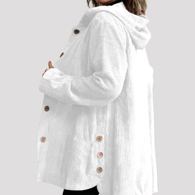 π Casual fluwelen hoodiejas voor de herfst