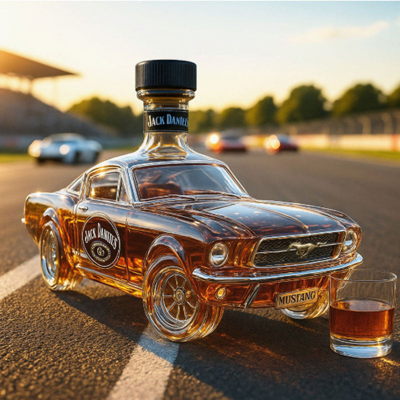 โจ Een statement van stijl en plezier โ Mustang Whiskyfles ๐ฅ๐