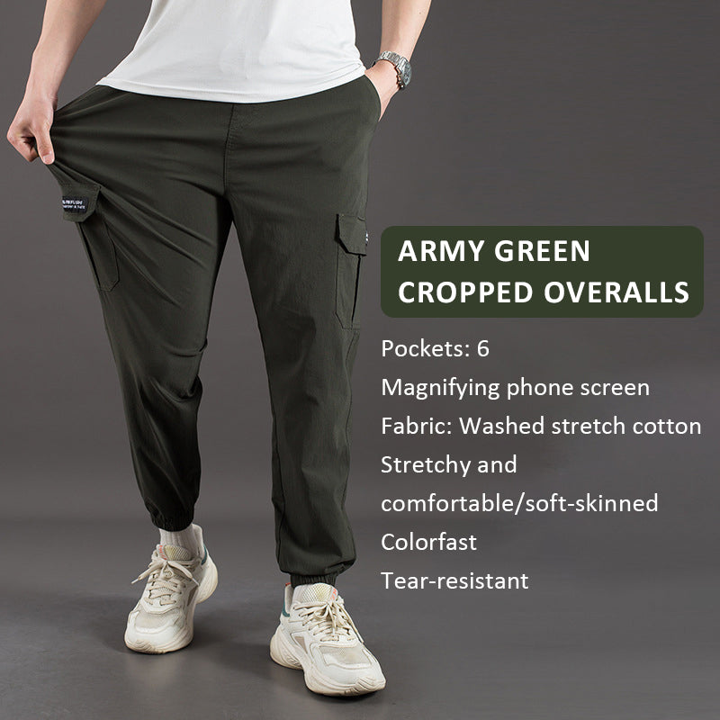 ๐ Voorjaar/Zomer Heren Stretch Cargo Broek ๐