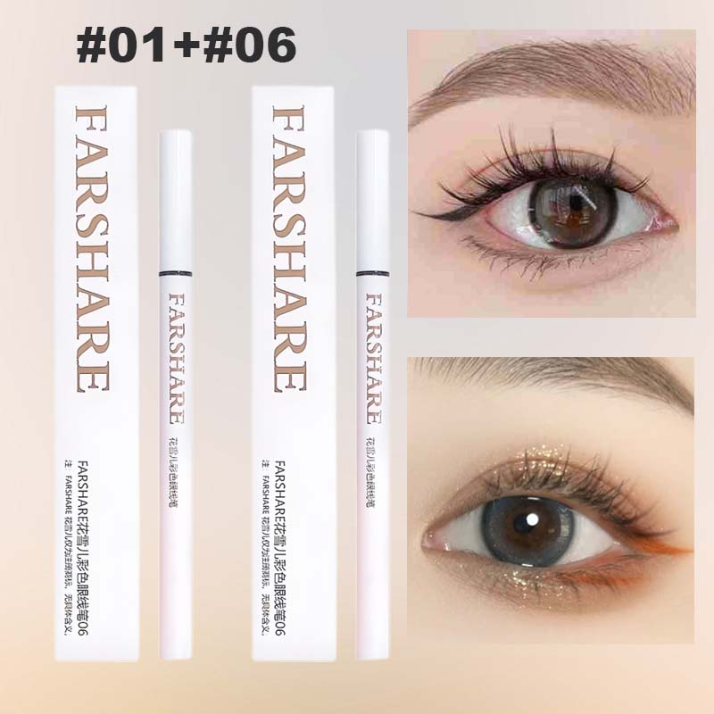 🔥Koop 1, krijg 1 gratis🌈Gekleurde eyelinerpen – Ultrafijne punt voor levendige, langdurige ooglooks
