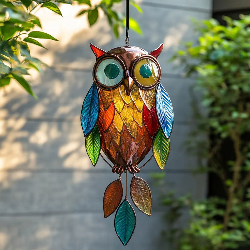 🌟 Kleurrijke uilendecoraties voor ramen en huizen 🦉