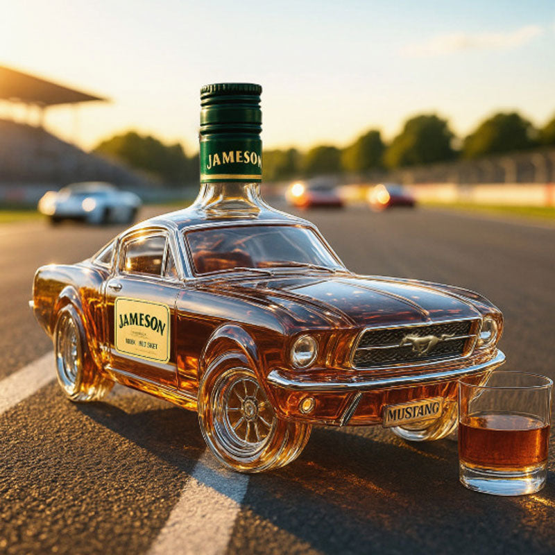 โจ Een statement van stijl en plezier โ Mustang Whiskyfles ๐ฅ๐