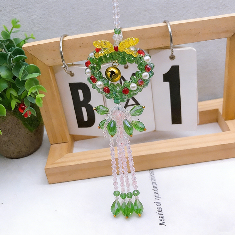 💖Veel geluk in je auto | 🌈Autohanger met kristallen kralen 🪷🛣️