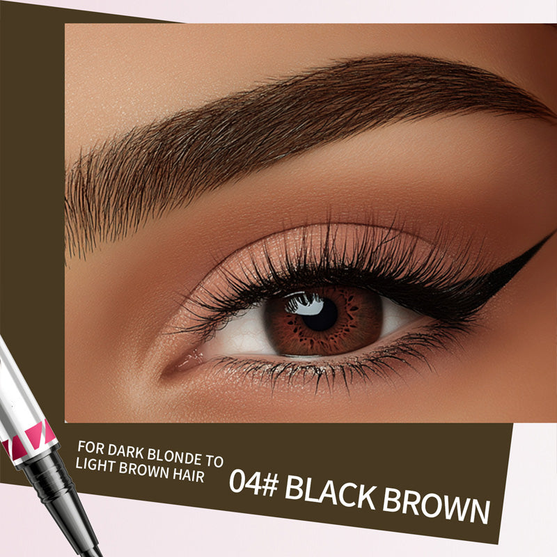 π Dubbelzijdig wenkbrauwpotlood β definieer je make-up nauwkeurig! β¨ Inclusief wimperborsteltj