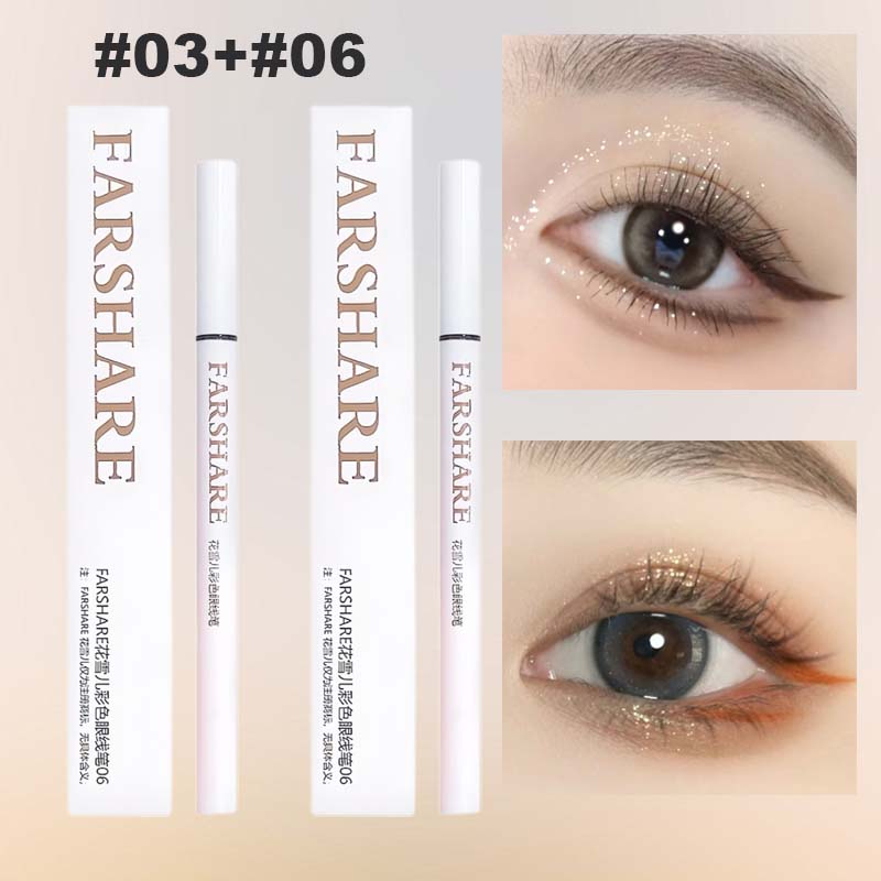 🔥Koop 1, krijg 1 gratis🌈Gekleurde eyelinerpen – Ultrafijne punt voor levendige, langdurige ooglooks