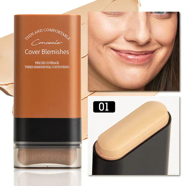 ⏳Koop 1, krijg 1 gratis🥰Hydraterende lichte foundationstick met kwas