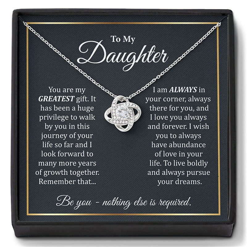 👪Aan mijn dochter – Ketting “Hart van liefde”