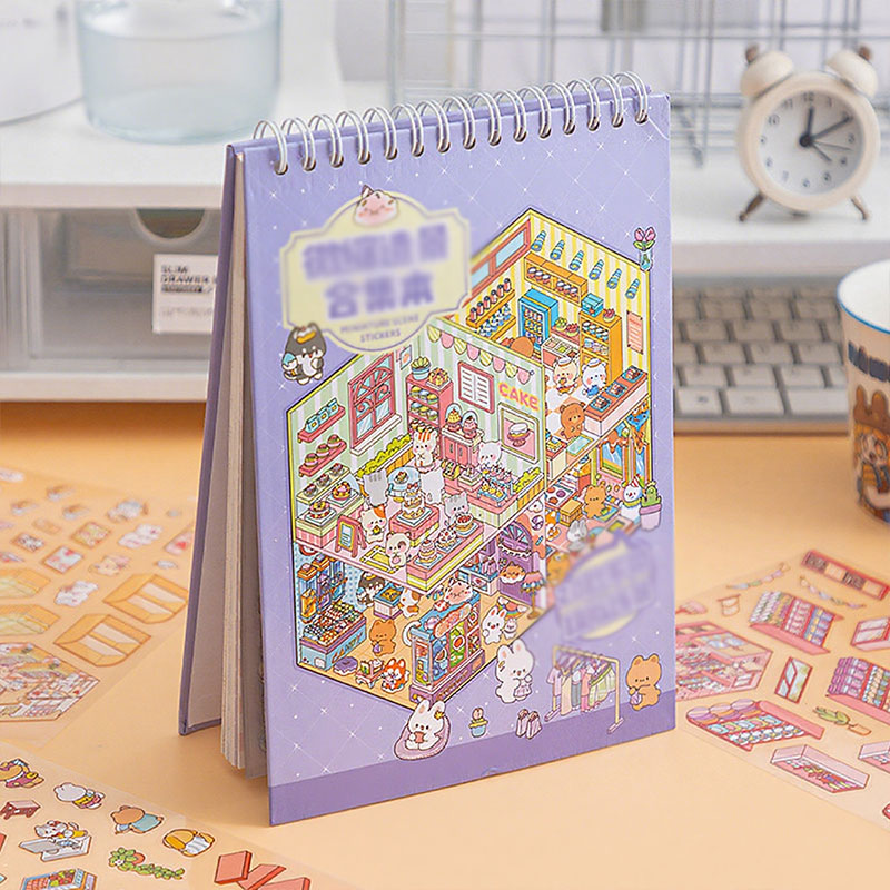 🌟Creativiteit ontmoet spel🎨 Stressverlichtende handgemaakte scènesticker