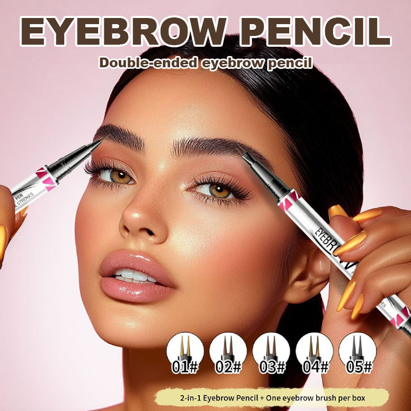 π Dubbelzijdig wenkbrauwpotlood β definieer je make-up nauwkeurig! β¨ Inclusief wimperborsteltj