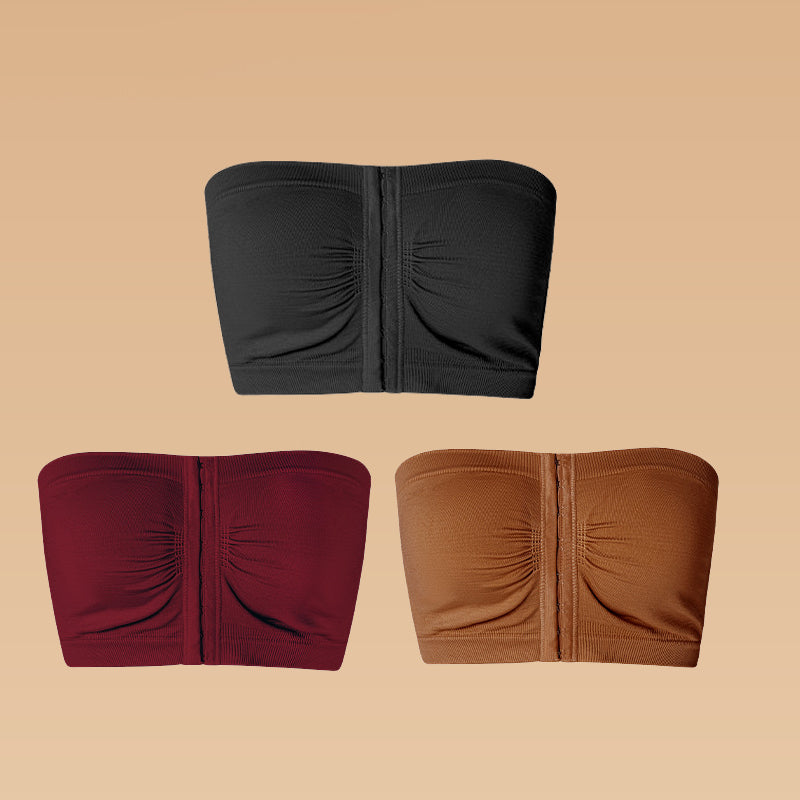 ⌛Koop 2, krijg 1 gratis💞Grote strapless bh met ademende sluiting aan de voorkant