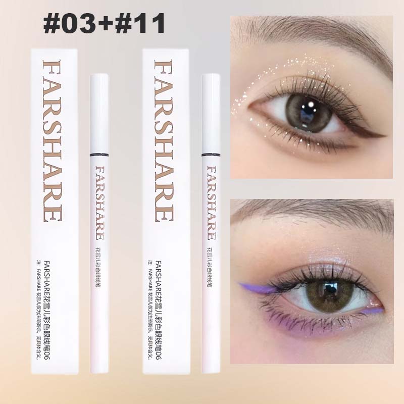 🔥Koop 1, krijg 1 gratis🌈Gekleurde eyelinerpen – Ultrafijne punt voor levendige, langdurige ooglooks