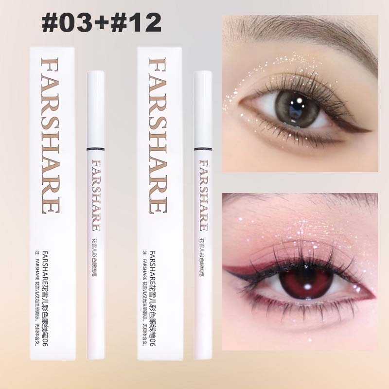 🔥Koop 1, krijg 1 gratis🌈Gekleurde eyelinerpen – Ultrafijne punt voor levendige, langdurige ooglooks
