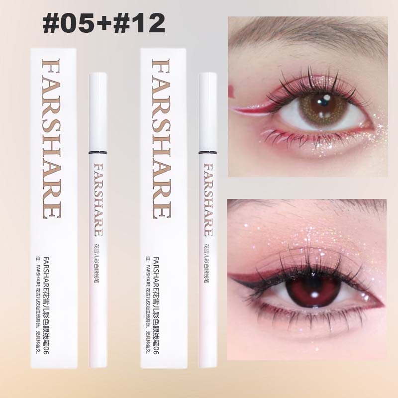 🔥Koop 1, krijg 1 gratis🌈Gekleurde eyelinerpen – Ultrafijne punt voor levendige, langdurige ooglooks
