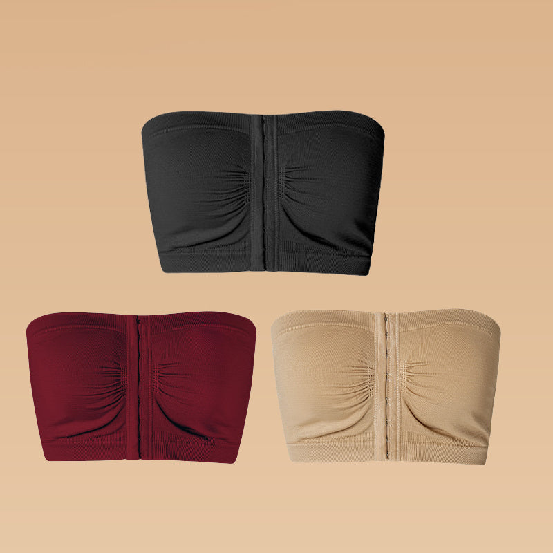 ⌛Koop 2, krijg 1 gratis💞Grote strapless bh met ademende sluiting aan de voorkant