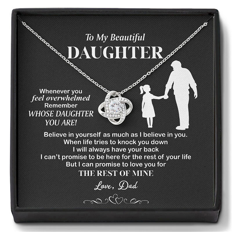 👪Aan mijn dochter – Ketting “Hart van liefde”