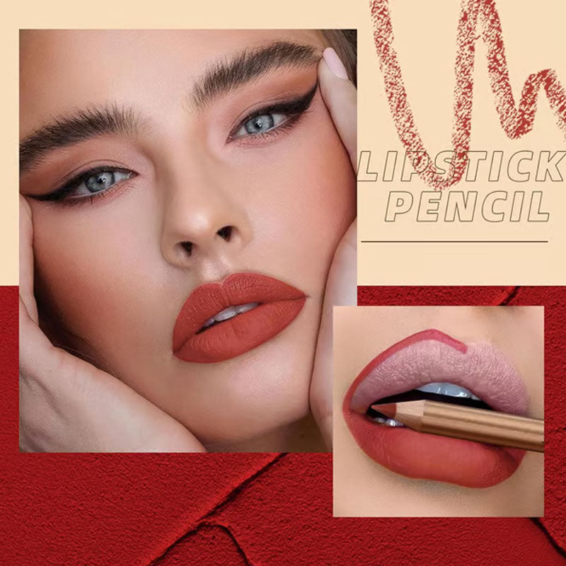 🌈Set van 12 lippenpotloden💧Waterbestendig en kleurvast, breng make-up aan in 3 seconden