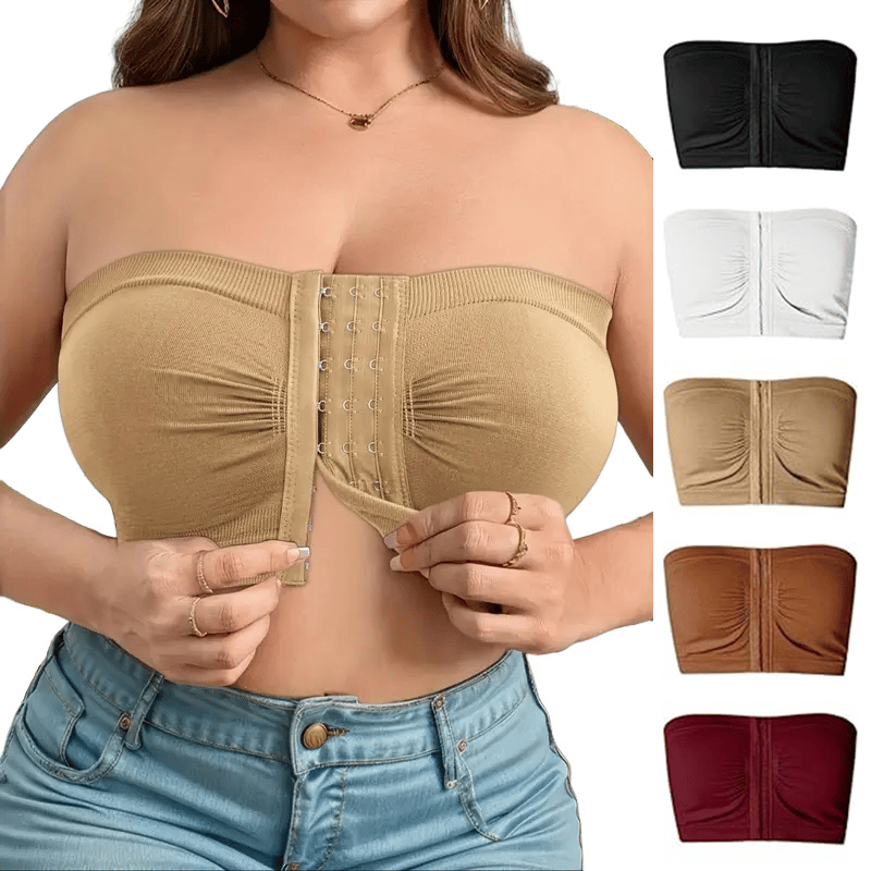 ⌛Koop 2, krijg 1 gratis💞Grote strapless bh met ademende sluiting aan de voorkant