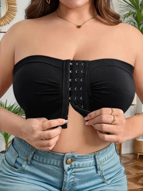 ⌛Koop 2, krijg 1 gratis💞Grote strapless bh met ademende sluiting aan de voorkant