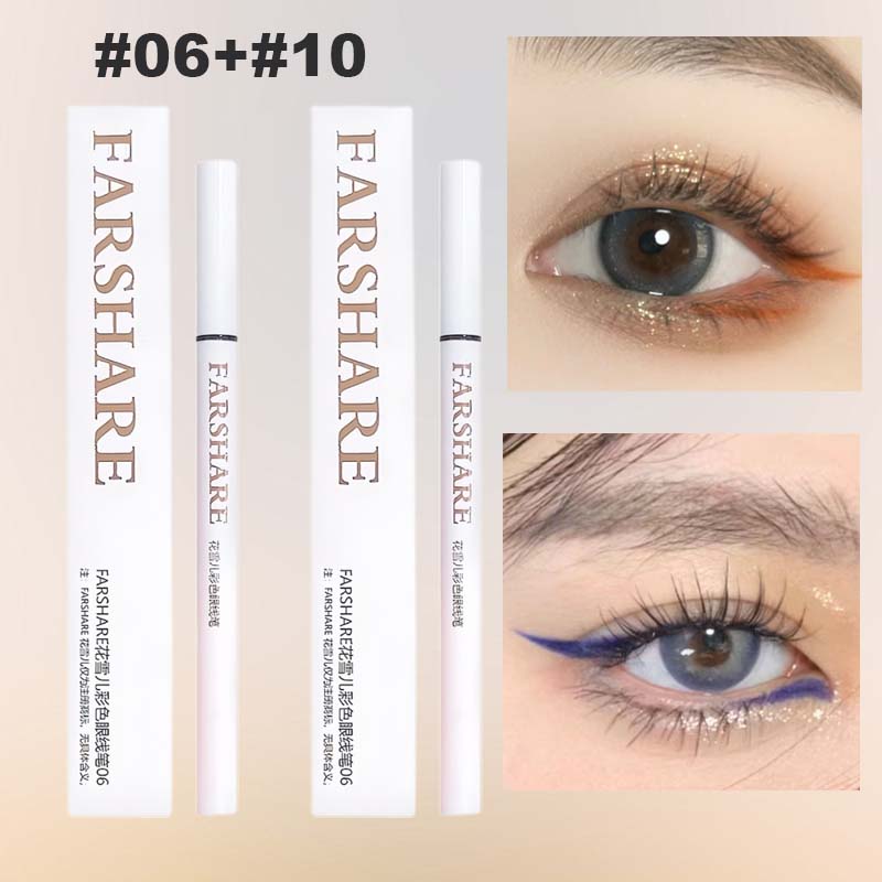 🔥Koop 1, krijg 1 gratis🌈Gekleurde eyelinerpen – Ultrafijne punt voor levendige, langdurige ooglooks