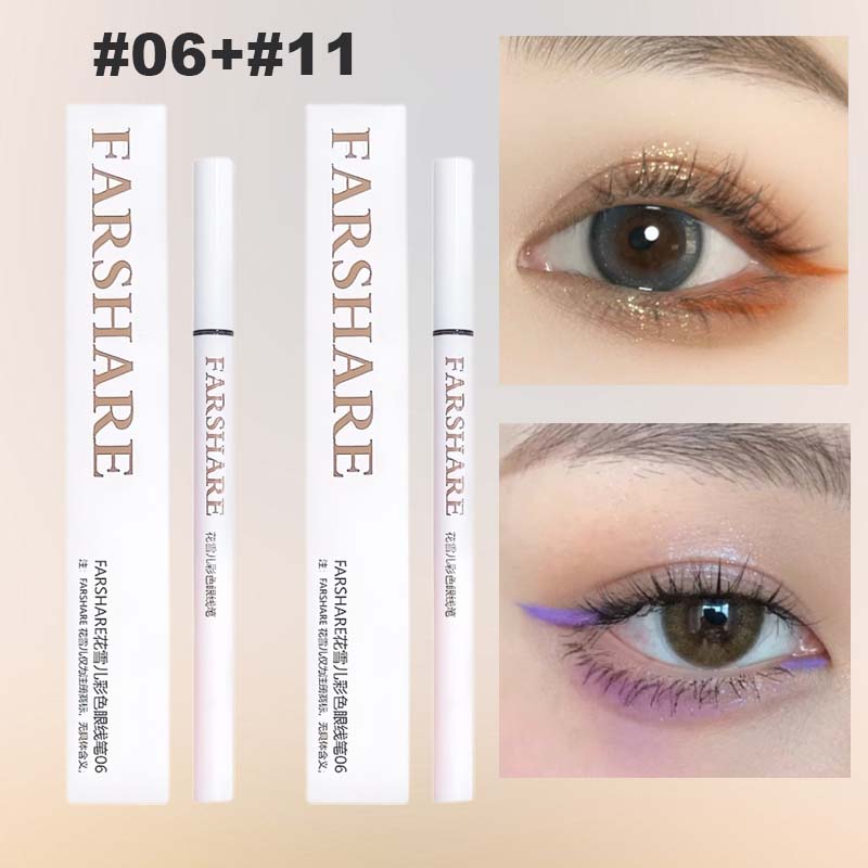 🔥Koop 1, krijg 1 gratis🌈Gekleurde eyelinerpen – Ultrafijne punt voor levendige, langdurige ooglooks