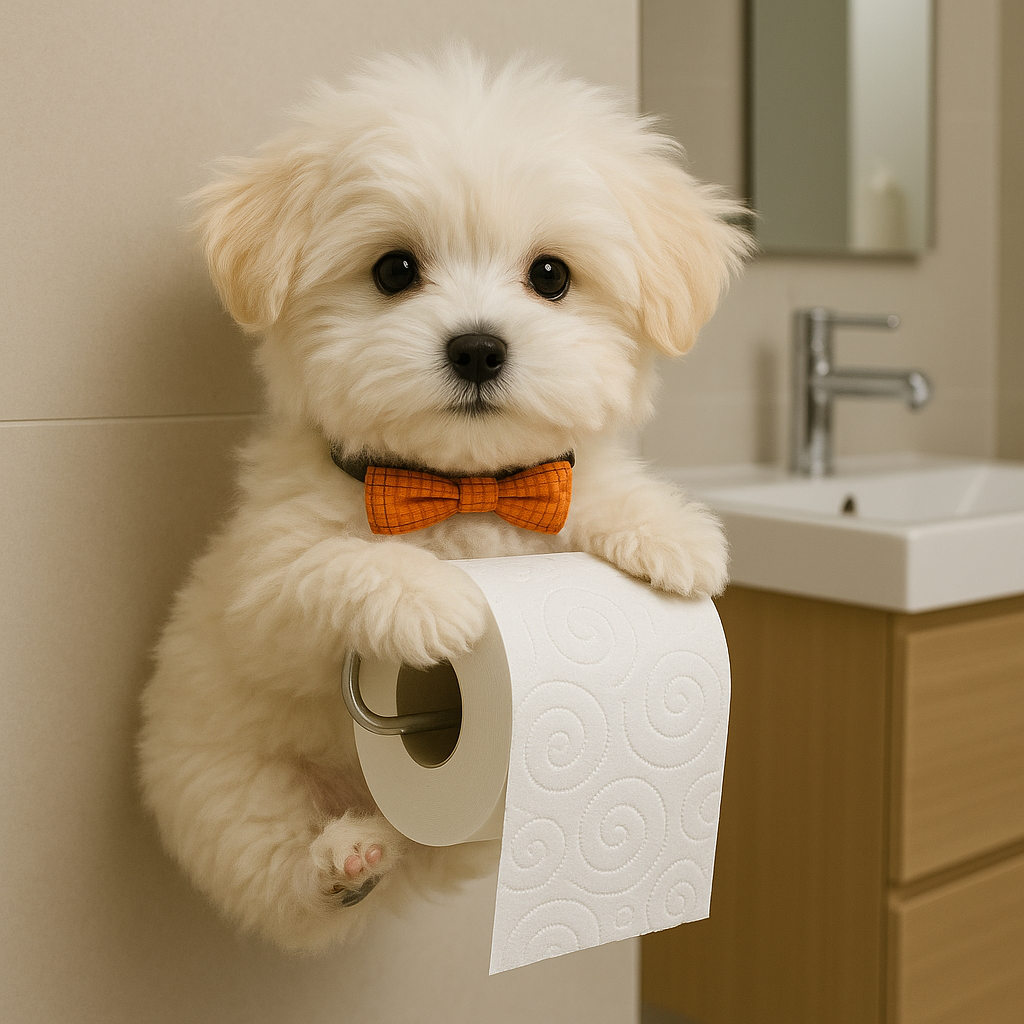 ⏳Beperkte tijd 60% korting⏳🧻Zachte papierhouder voor pupp🐕