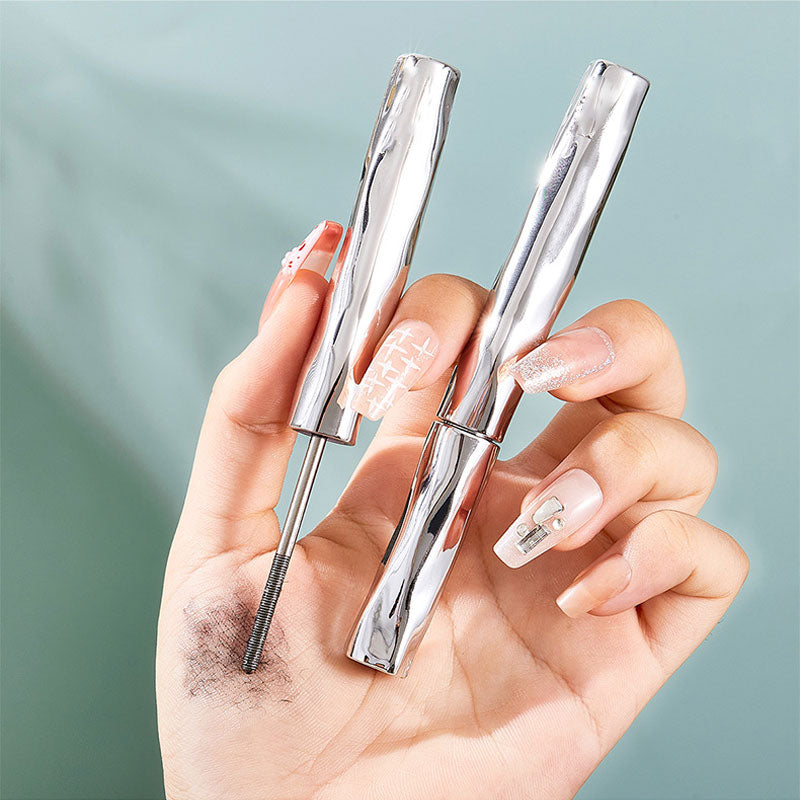 ⌛Koop 1, krijg 1 gratis🌟 Mascara in stalen buisje – Houd je wimpers de hele dag dik
