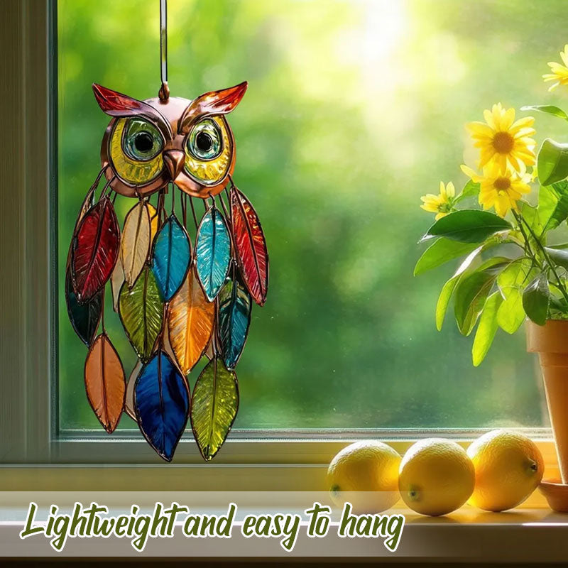 🌟 Kleurrijke uilendecoraties voor ramen en huizen 🦉