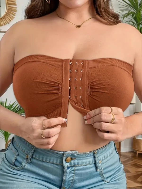 ⌛Koop 2, krijg 1 gratis💞Grote strapless bh met ademende sluiting aan de voorkant