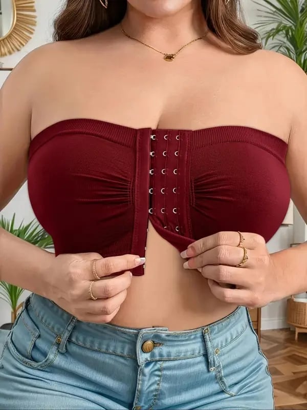 ⌛Koop 2, krijg 1 gratis💞Grote strapless bh met ademende sluiting aan de voorkant