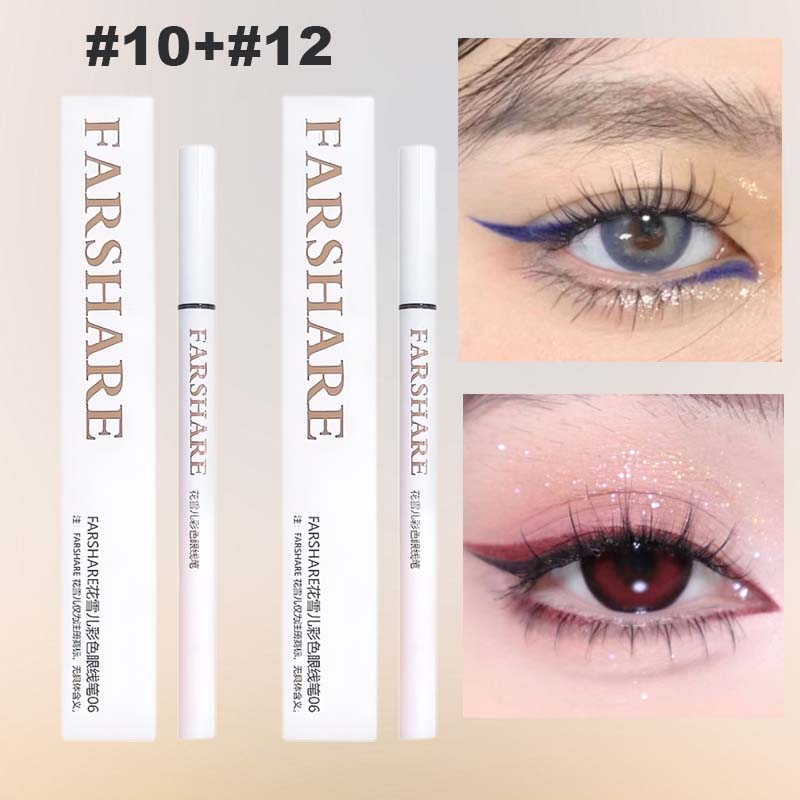 🔥Koop 1, krijg 1 gratis🌈Gekleurde eyelinerpen – Ultrafijne punt voor levendige, langdurige ooglooks