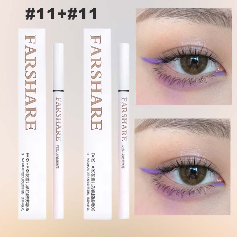 🔥Koop 1, krijg 1 gratis🌈Gekleurde eyelinerpen – Ultrafijne punt voor levendige, langdurige ooglooks