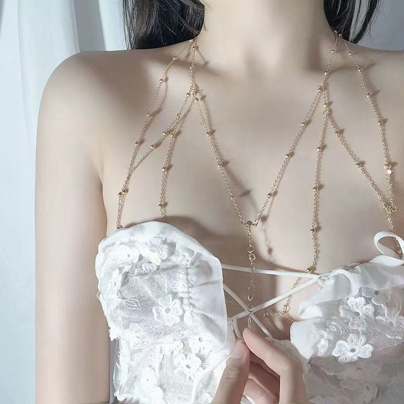 💖✨Diamanten hanger kwast ketting borstkettin