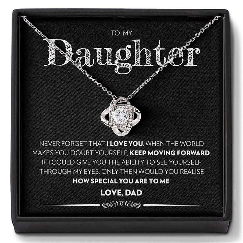 👪Aan mijn dochter – Ketting “Hart van liefde”