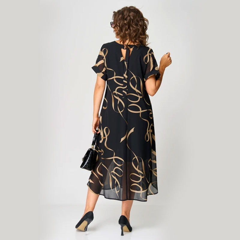 ⌛Tijdelijk halve prijs🌸Bedrukte V-hals Casual Dre💃