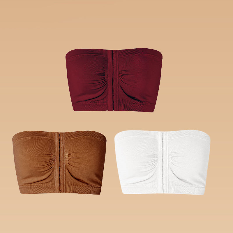 ⌛Koop 2, krijg 1 gratis💞Grote strapless bh met ademende sluiting aan de voorkant