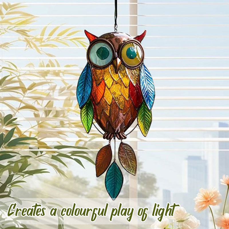 🌟 Kleurrijke uilendecoraties voor ramen en huizen 🦉