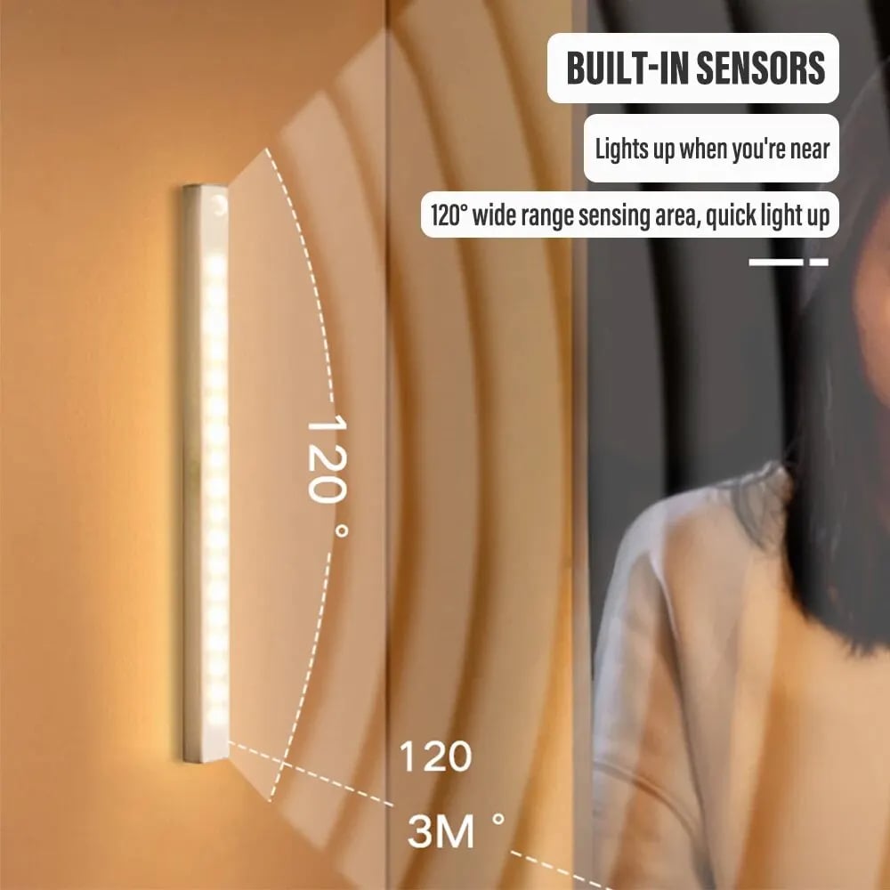 🔥Tijdelijk aanbod - oplaadbare LED-lamp, geen stoten nodig, slimme sensor, magnetisc