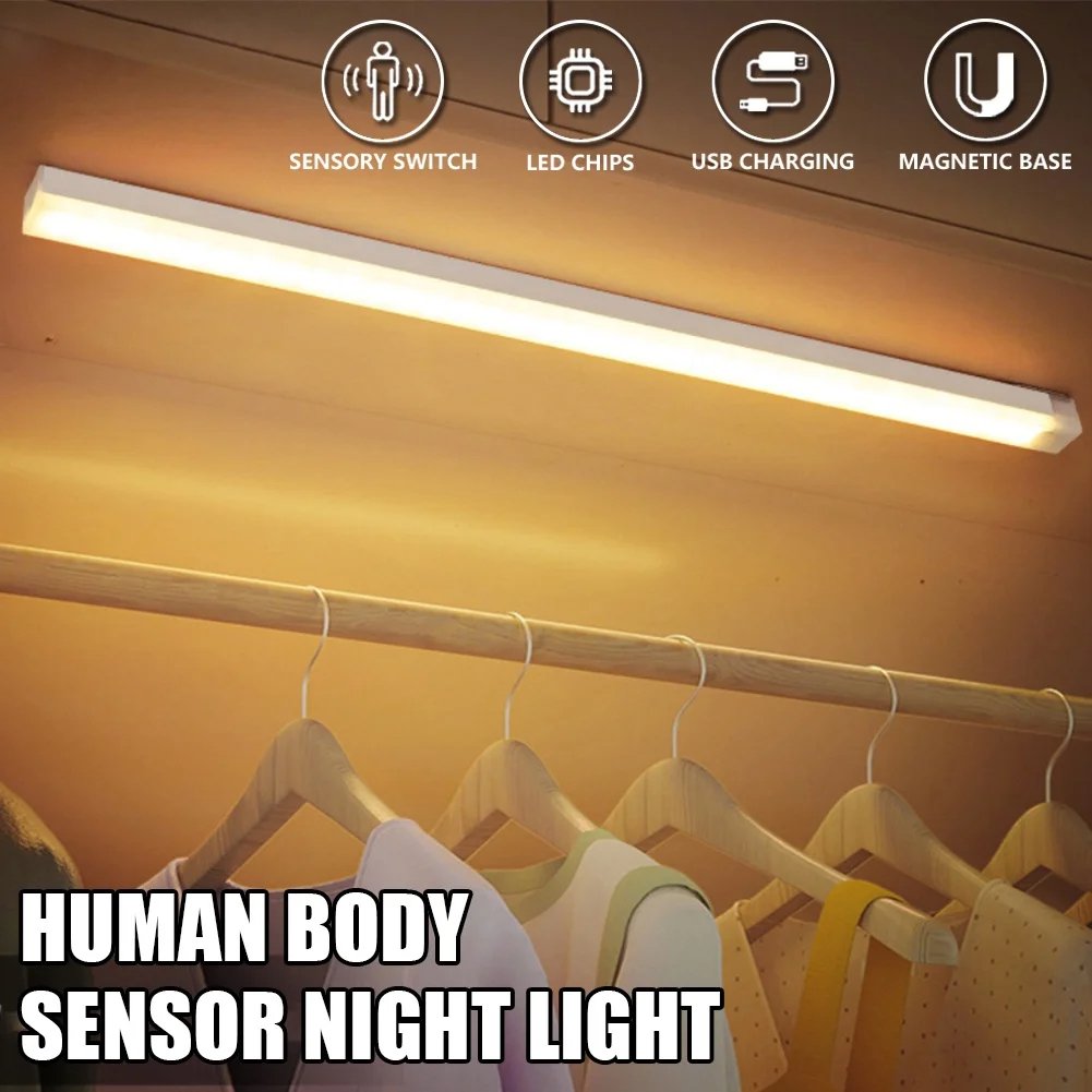 🔥Tijdelijk aanbod - oplaadbare LED-lamp, geen stoten nodig, slimme sensor, magnetisc