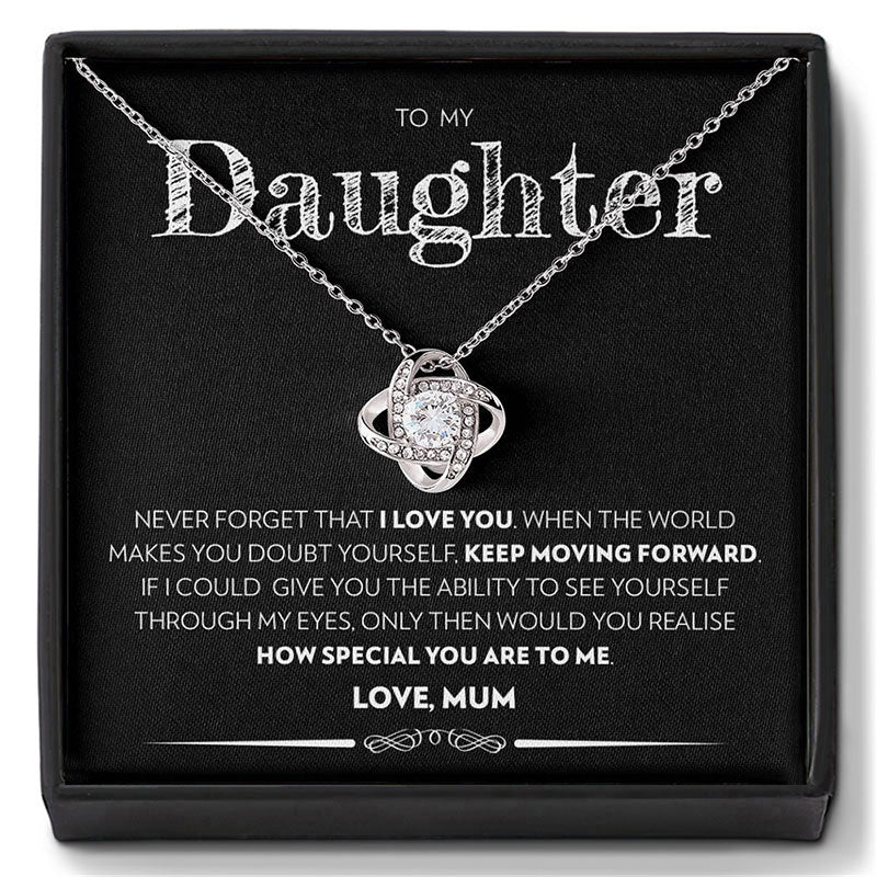 👪Aan mijn dochter – Ketting “Hart van liefde”