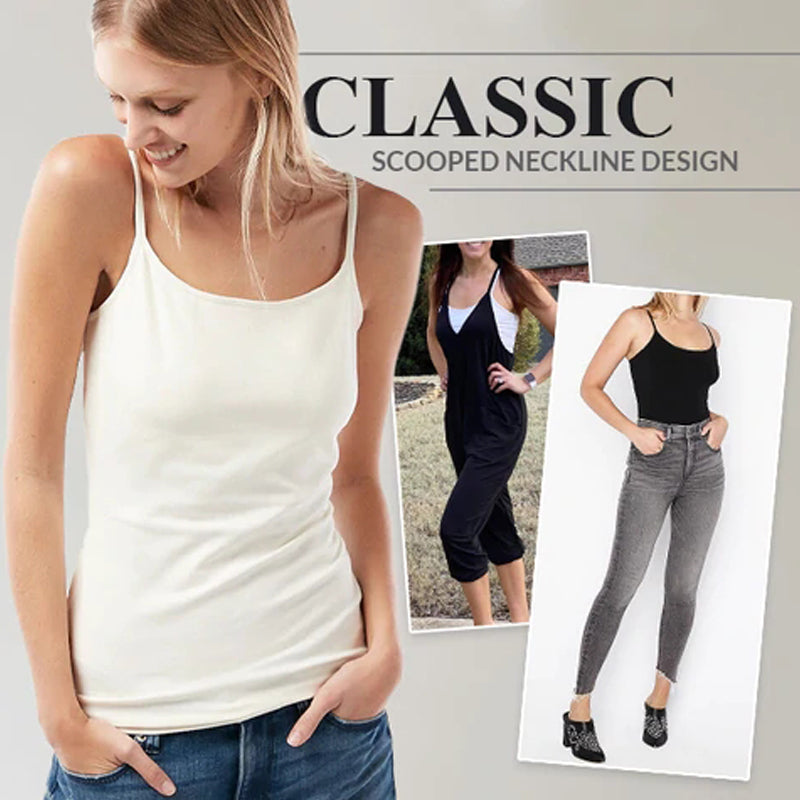 ⏳Beperkte tijd aanbieding🥰Tank met ingebouwde bh