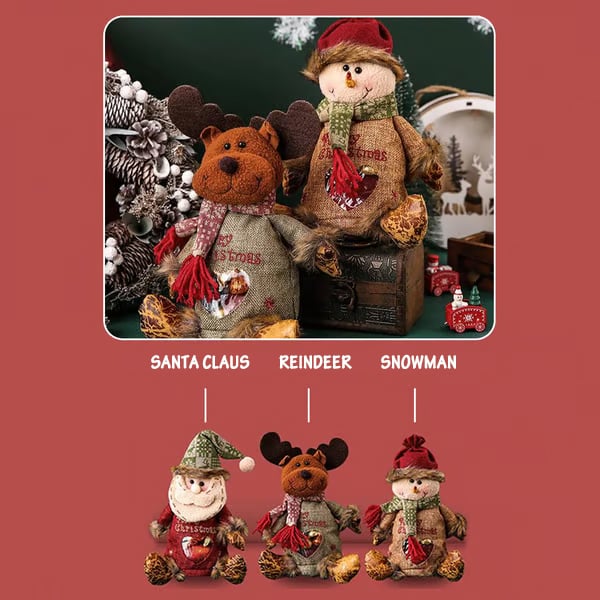 🎉Bereid je van tevoren voor op Kerstmis 🎉Kerstcadeautassen met ritsontwer