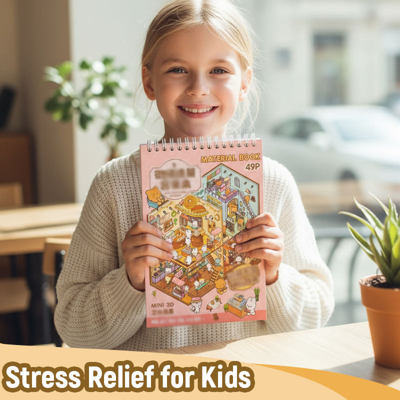 🌟Creativiteit ontmoet spel🎨 Stressverlichtende handgemaakte scènesticker