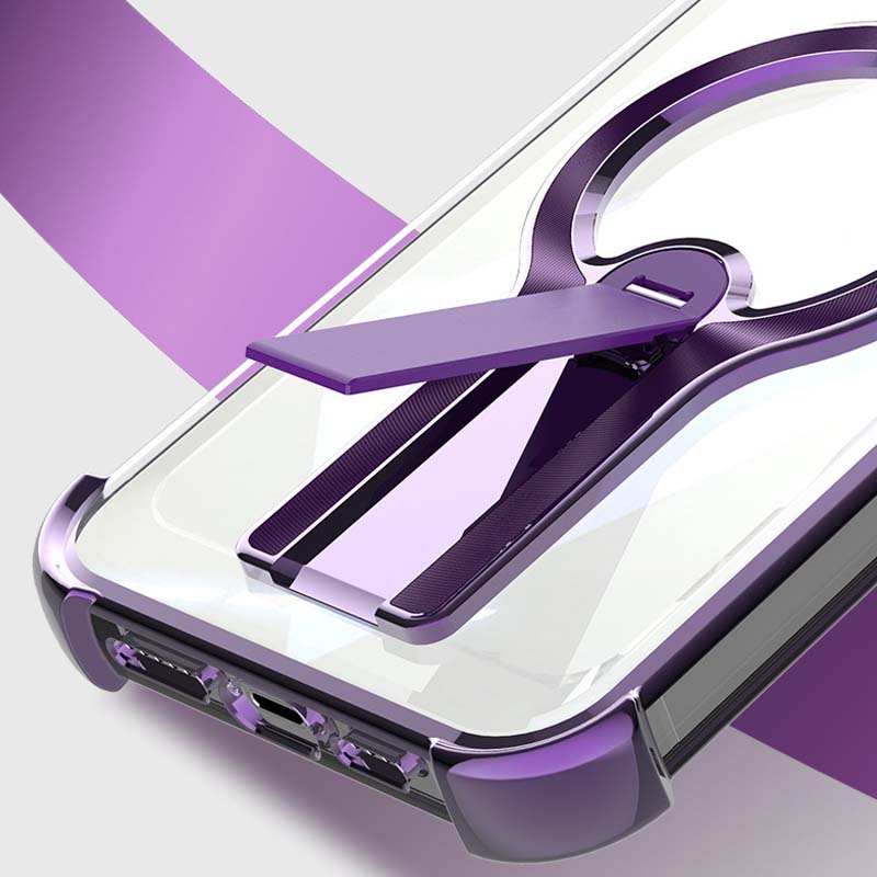 ✨Vier-hoek anti-val magnetische beugel mobiele telefoon cas