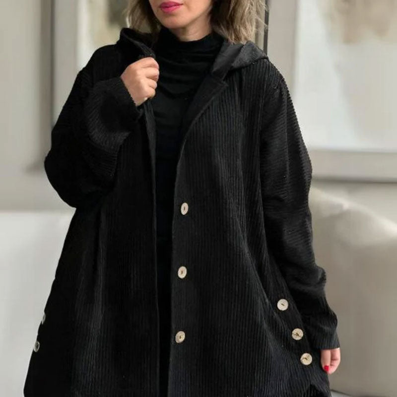 π Casual fluwelen hoodiejas voor de herfst