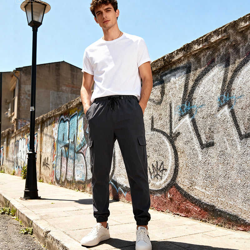 ๐ Voorjaar/Zomer Heren Stretch Cargo Broek ๐