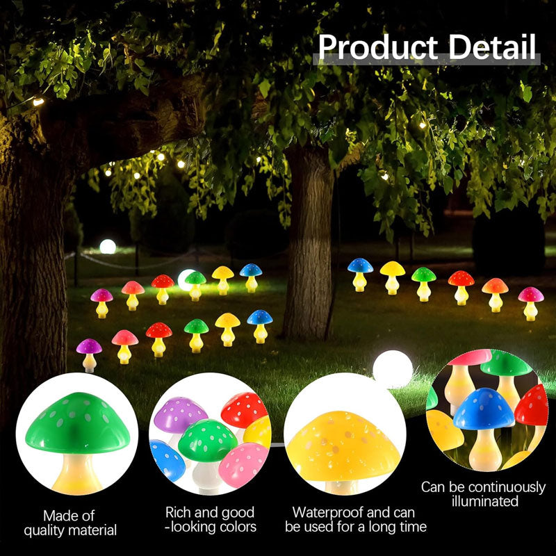 🍄☀️ Zonne-paddestoelverlichting– Verlicht uw tuin met fantasie en magie!✨