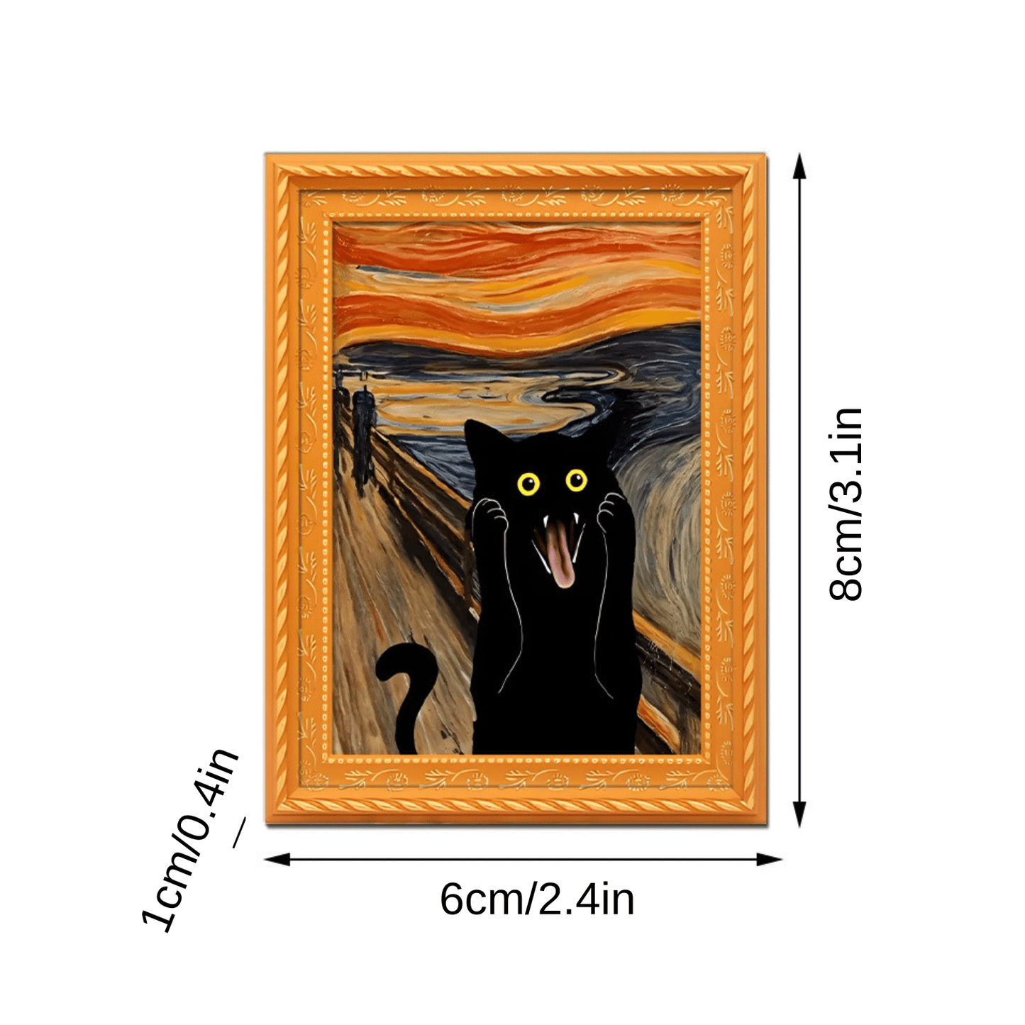 πΉ Schattige koelkastmagneten met katten β Betoverende kattenversiering met lijstje voor thuis en op kantoor π±β¨
