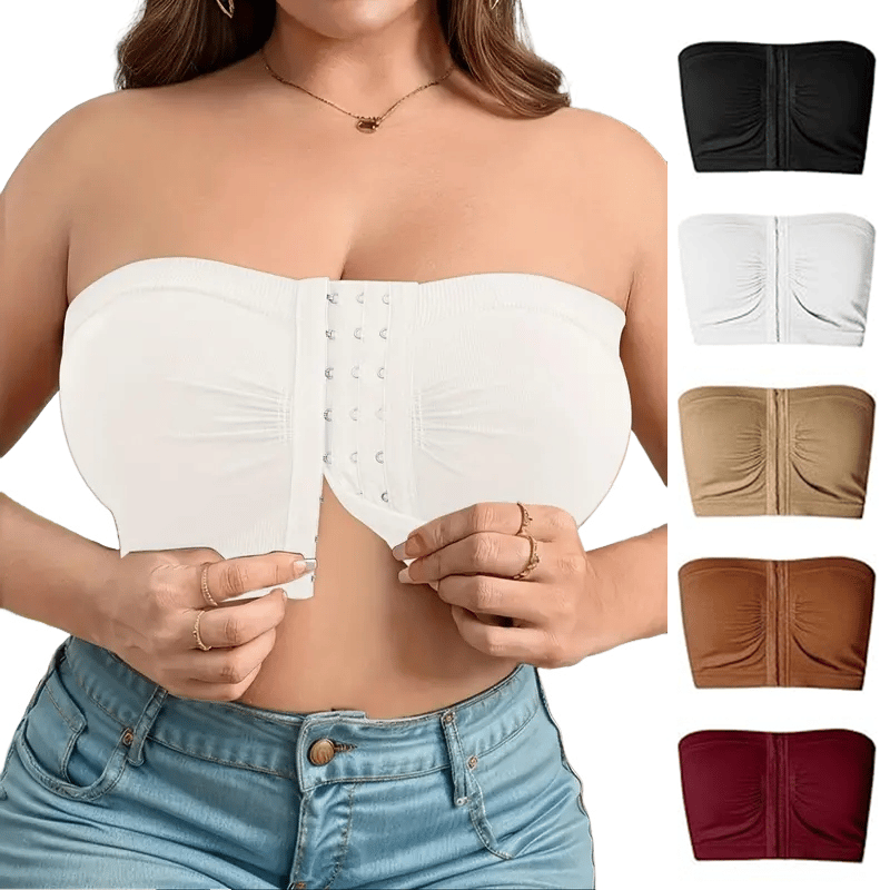 ⌛Koop 2, krijg 1 gratis💞Grote strapless bh met ademende sluiting aan de voorkant