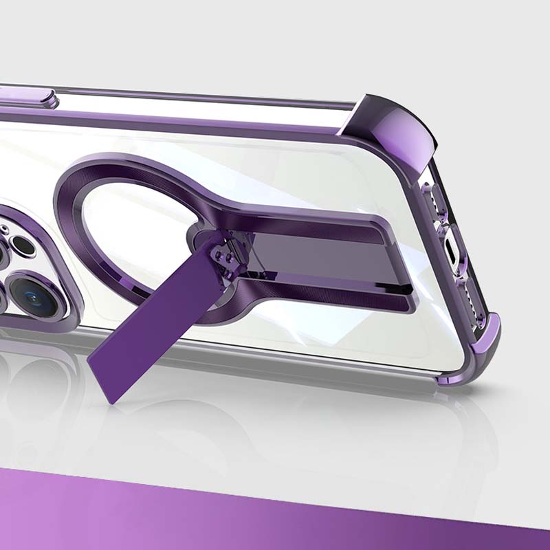✨Vier-hoek anti-val magnetische beugel mobiele telefoon cas