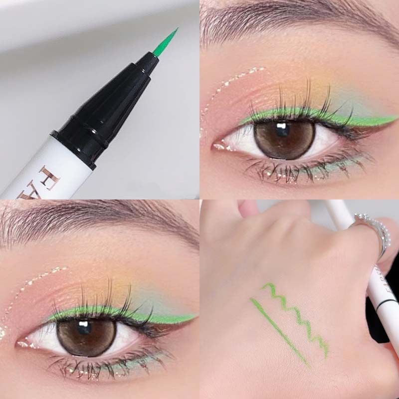 🔥Koop 1, krijg 1 gratis🌈Gekleurde eyelinerpen – Ultrafijne punt voor levendige, langdurige ooglooks